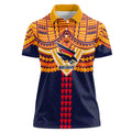 Personalized Adelaide Crows Women Polo Shirt Polynesian Tribal Pattern Heritage Football