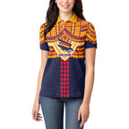 Personalized Adelaide Crows Women Polo Shirt Polynesian Tribal Pattern Heritage Football