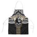 Personalized Collingwood Magpies Apron Polynesian Tribal Pattern Heritage Football