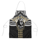 Personalized Collingwood Magpies Apron Polynesian Tribal Pattern Heritage Football