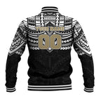 Personalized Collingwood Magpies Baseball Jacket Polynesian Tribal Pattern Heritage Football
