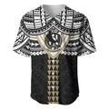 Personalized Collingwood Magpies Baseball Jersey Polynesian Tribal Pattern Heritage Football