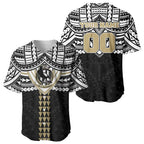 Personalized Collingwood Magpies Baseball Jersey Polynesian Tribal Pattern Heritage Football