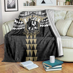 Personalized Collingwood Magpies Blanket Polynesian Tribal Pattern Heritage Football
