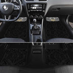 Personalized Collingwood Magpies Car Mats Polynesian Tribal Pattern Heritage Football