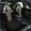 Personalized Collingwood Magpies Car Seat Cover Polynesian Tribal Pattern Heritage Football