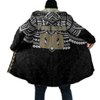 Personalized Collingwood Magpies Cloak Polynesian Tribal Pattern Heritage Football