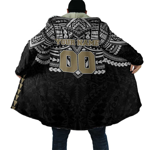 Personalized Collingwood Magpies Cloak Polynesian Tribal Pattern Heritage Football