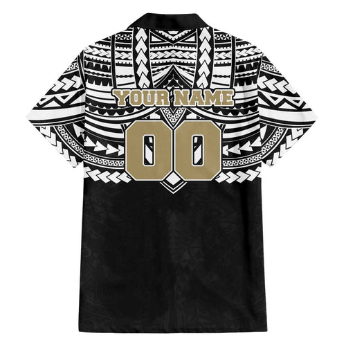 Personalized Collingwood Magpies Family Matching Mermaid Dress and Hawaiian Shirt Polynesian Tribal Pattern Heritage Football