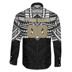 Personalized Collingwood Magpies Family Matching Summer Maxi Dress and Hawaiian Shirt Polynesian Tribal Pattern Heritage Football
