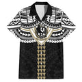 Personalized Collingwood Magpies Hawaiian Shirt Polynesian Tribal Pattern Heritage Football
