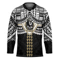 Personalized Collingwood Magpies Hockey Jersey Polynesian Tribal Pattern Heritage Football
