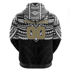 Personalized Collingwood Magpies Hoodie Polynesian Tribal Pattern Heritage Football