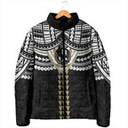 Personalized Collingwood Magpies Padded Jacket Polynesian Tribal Pattern Heritage Football