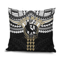 Personalized Collingwood Magpies Pillow Cover Polynesian Tribal Pattern Heritage Football