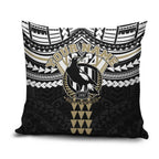 Personalized Collingwood Magpies Pillow Cover Polynesian Tribal Pattern Heritage Football