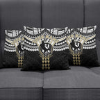 Personalized Collingwood Magpies Pillow Cover Polynesian Tribal Pattern Heritage Football