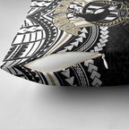 Personalized Collingwood Magpies Pillow Cover Polynesian Tribal Pattern Heritage Football