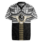 Personalized Collingwood Magpies Rugby Jersey Polynesian Tribal Pattern Heritage Football