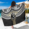 Personalized Collingwood Magpies Sarong Polynesian Tribal Pattern Heritage Football