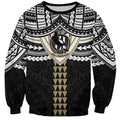 Personalized Collingwood Magpies Sweatshirt Polynesian Tribal Pattern Heritage Football