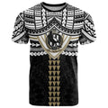Personalized Collingwood Magpies T Shirt Polynesian Tribal Pattern Heritage Football