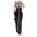 Personalized Collingwood Magpies Tank Maxi Dress Polynesian Tribal Pattern Heritage Football