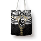 Personalized Collingwood Magpies Tote Bag Polynesian Tribal Pattern Heritage Football