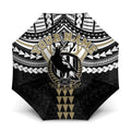 Personalized Collingwood Magpies Umbrella Polynesian Tribal Pattern Heritage Football
