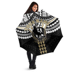 Personalized Collingwood Magpies Umbrella Polynesian Tribal Pattern Heritage Football