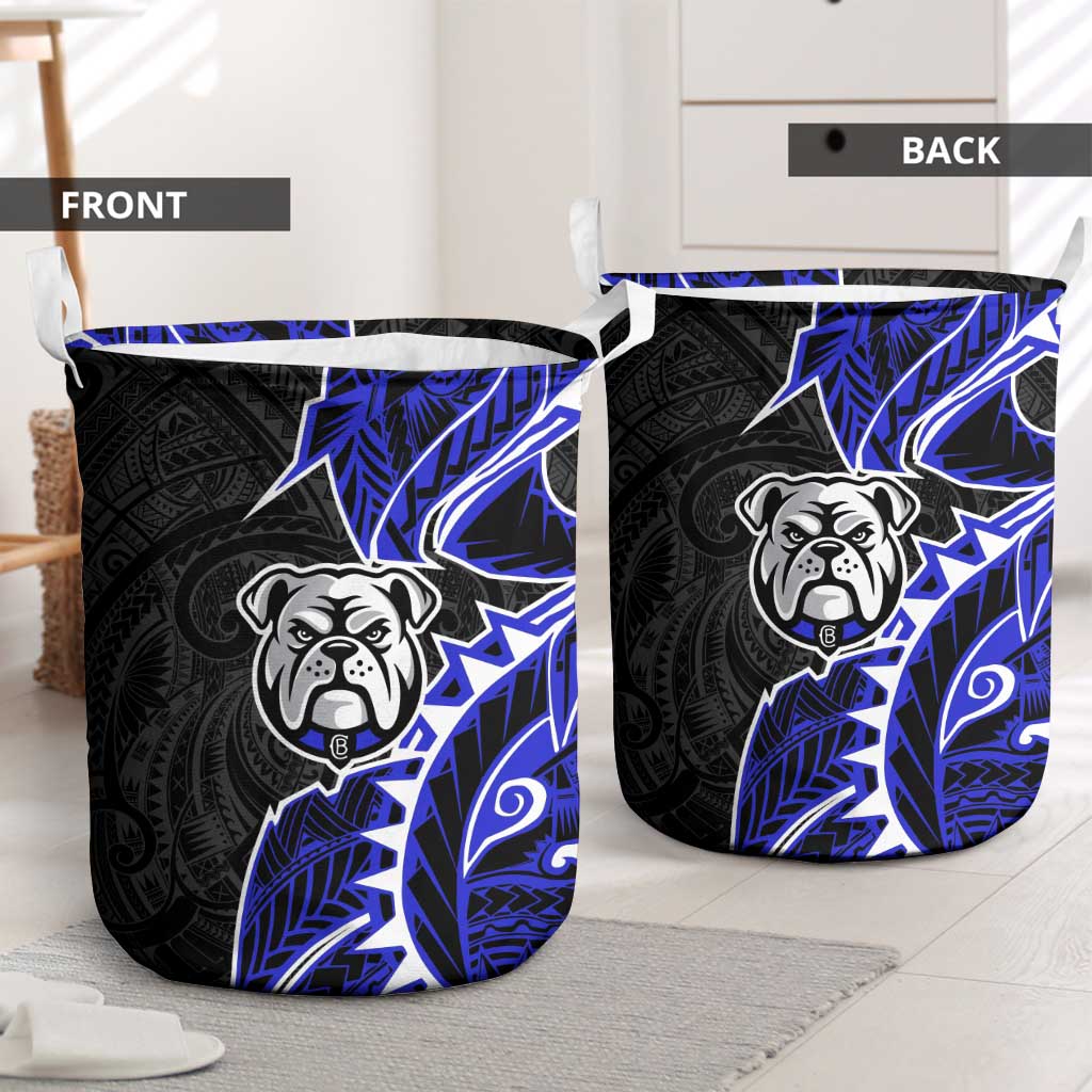 Canterbury Bankstown Bulldogs Laundry Basket Polynesian Tribal Tattoo Pacific Sport Art