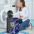Canterbury Bankstown Bulldogs Laundry Basket Polynesian Tribal Tattoo Pacific Sport Art