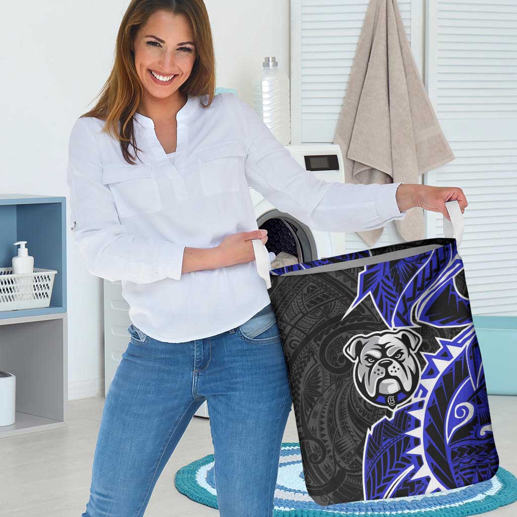 Canterbury Bankstown Bulldogs Laundry Basket Polynesian Tribal Tattoo Pacific Sport Art
