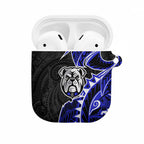 Canterbury Bankstown Bulldogs AirPods Case Polynesian Tribal Tattoo Pacific Sport Art