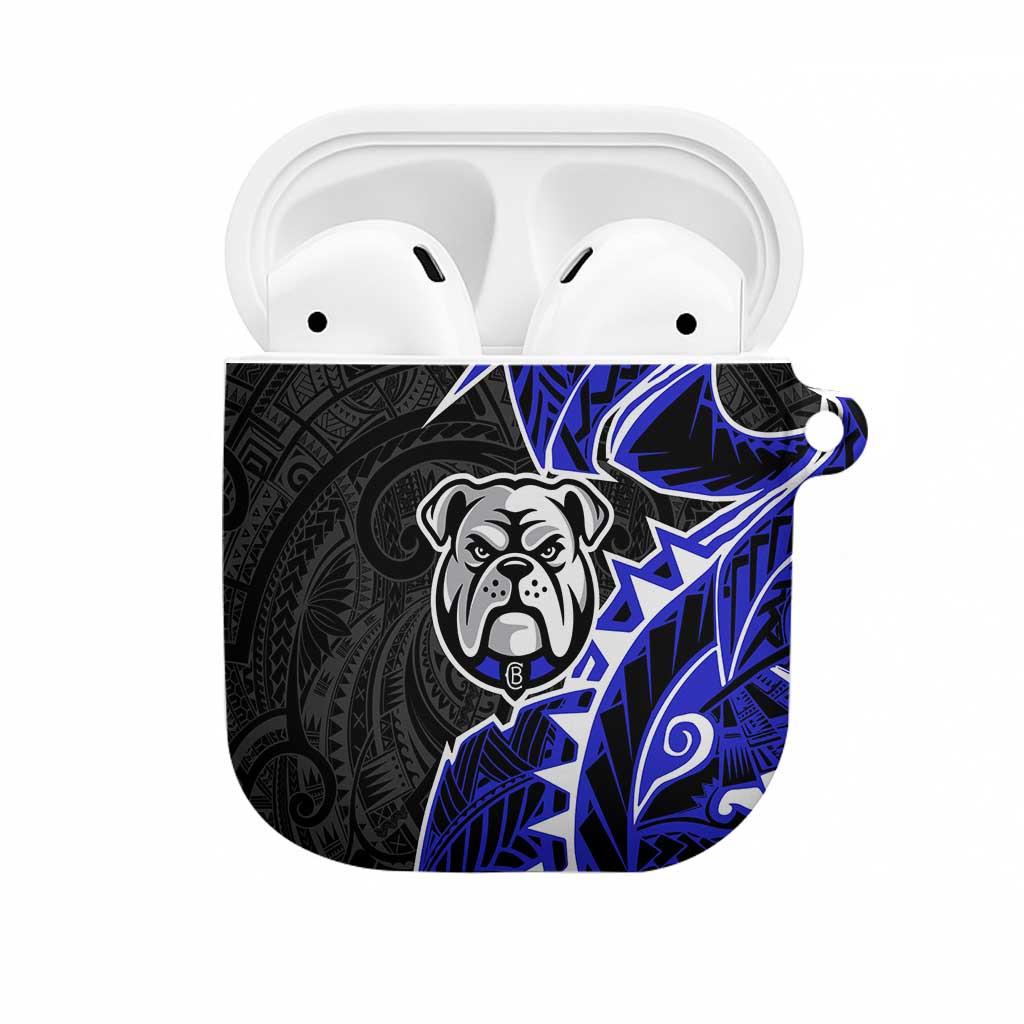 Canterbury Bankstown Bulldogs AirPods Case Polynesian Tribal Tattoo Pacific Sport Art