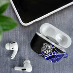 Canterbury Bankstown Bulldogs AirPods Case Polynesian Tribal Tattoo Pacific Sport Art