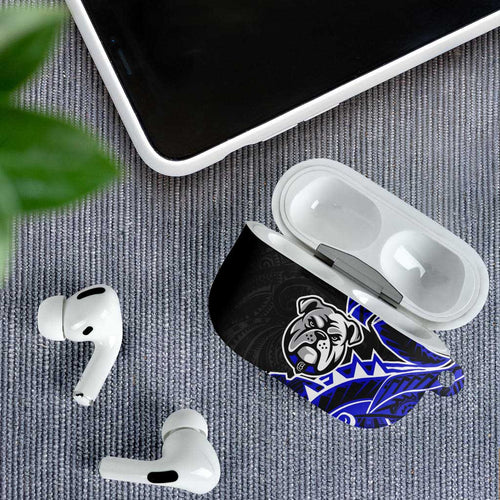 Canterbury Bankstown Bulldogs AirPods Case Polynesian Tribal Tattoo Pacific Sport Art