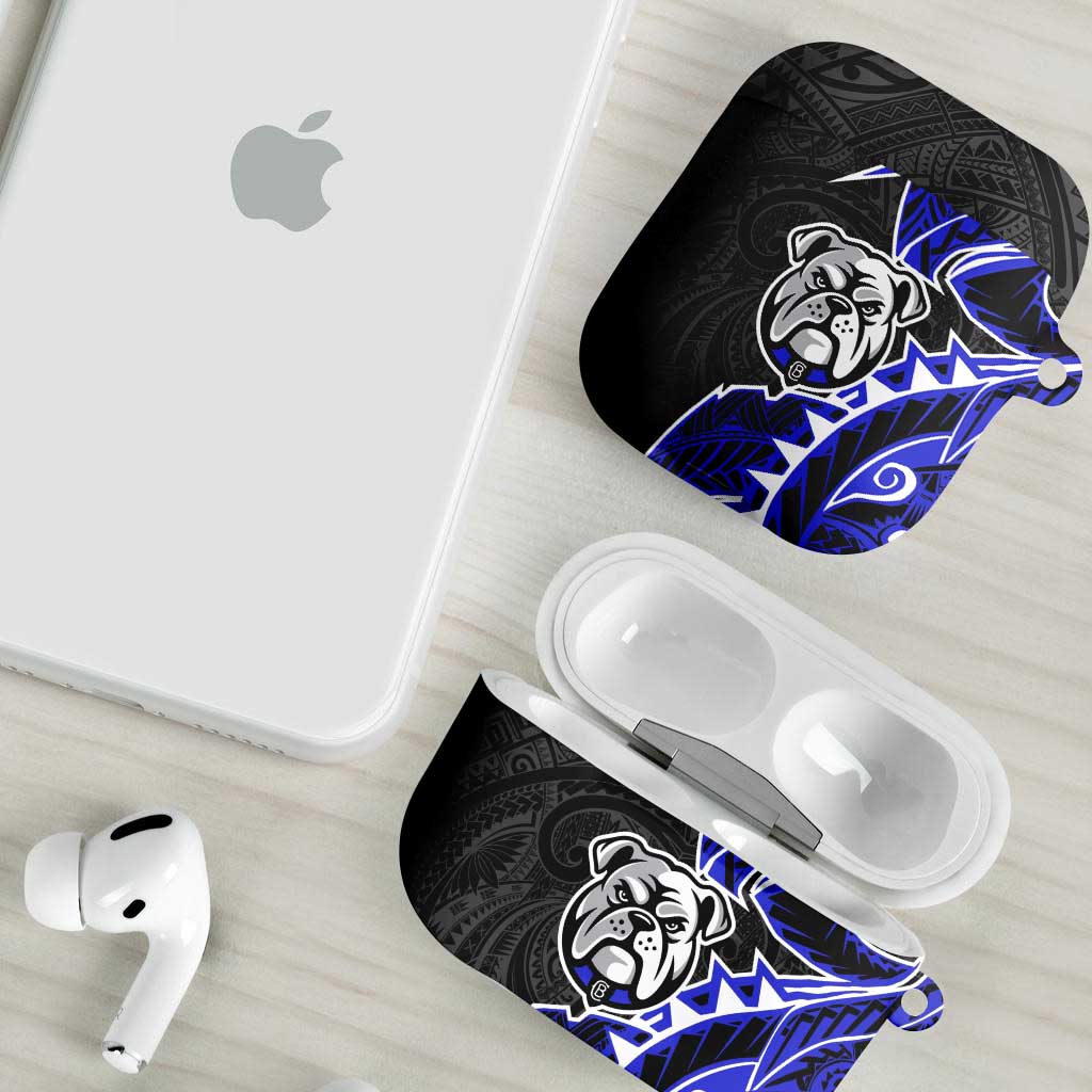 Canterbury Bankstown Bulldogs AirPods Case Polynesian Tribal Tattoo Pacific Sport Art