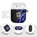 Canterbury Bankstown Bulldogs AirPods Case Polynesian Tribal Tattoo Pacific Sport Art