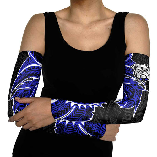 Canterbury Bankstown Bulldogs Arm Sleeves Polynesian Tribal Tattoo Pacific Sport Art