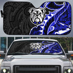 Canterbury Bankstown Bulldogs Auto Sun Shade Polynesian Tribal Tattoo Pacific Sport Art