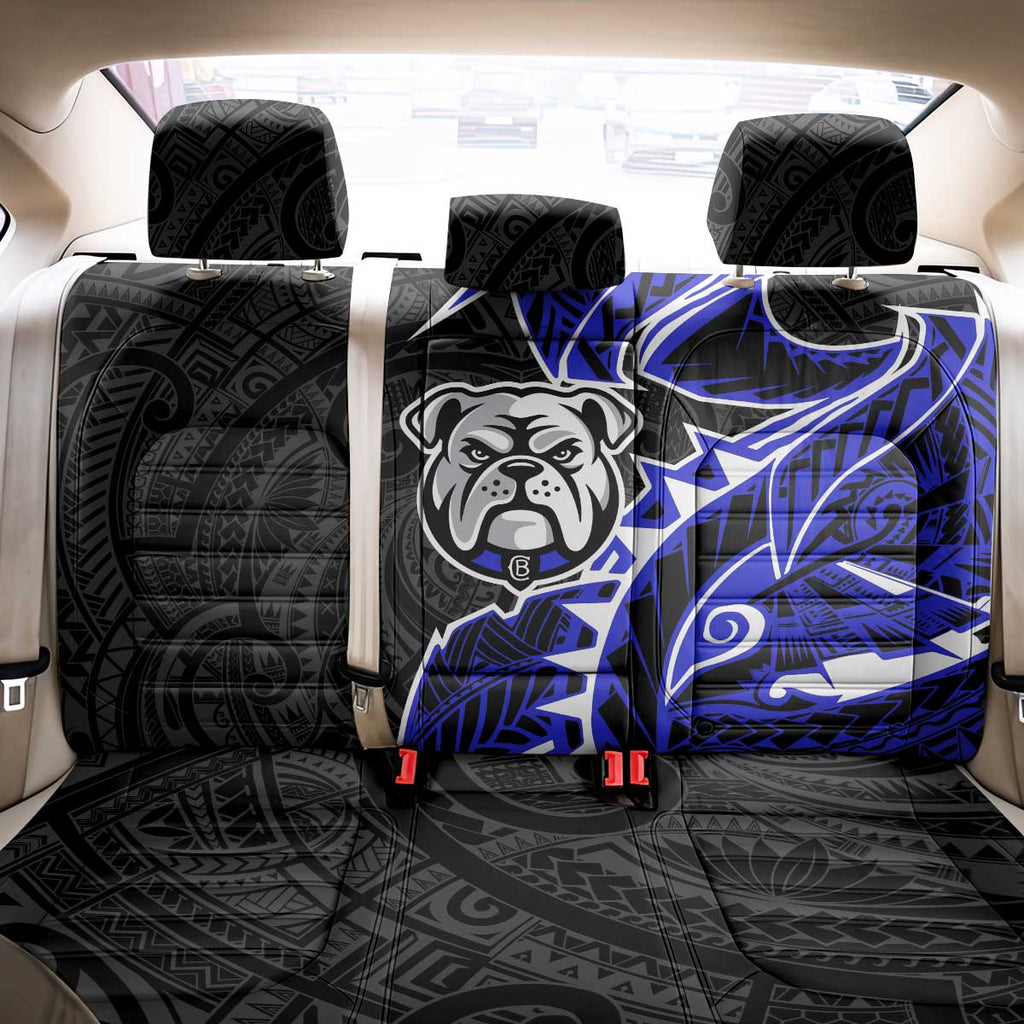 Canterbury Bankstown Bulldogs Back Car Seat Cover Polynesian Tribal Tattoo Pacific Sport Art