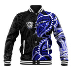 Canterbury Bankstown Bulldogs Baseball Jacket Polynesian Tribal Tattoo Pacific Sport Art