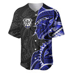 Canterbury Bankstown Bulldogs Baseball Jersey Polynesian Tribal Tattoo Pacific Sport Art