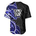 Canterbury Bankstown Bulldogs Baseball Jersey Polynesian Tribal Tattoo Pacific Sport Art