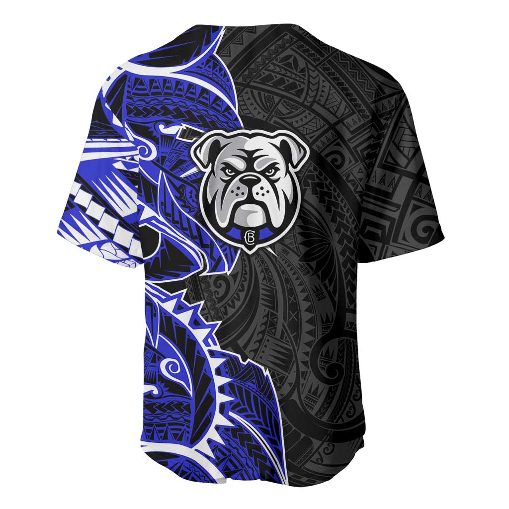 Canterbury Bankstown Bulldogs Baseball Jersey Polynesian Tribal Tattoo Pacific Sport Art