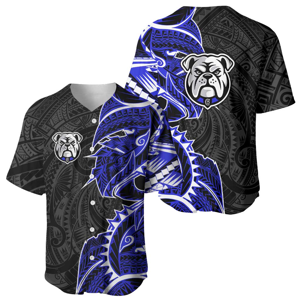Canterbury Bankstown Bulldogs Baseball Jersey Polynesian Tribal Tattoo Pacific Sport Art