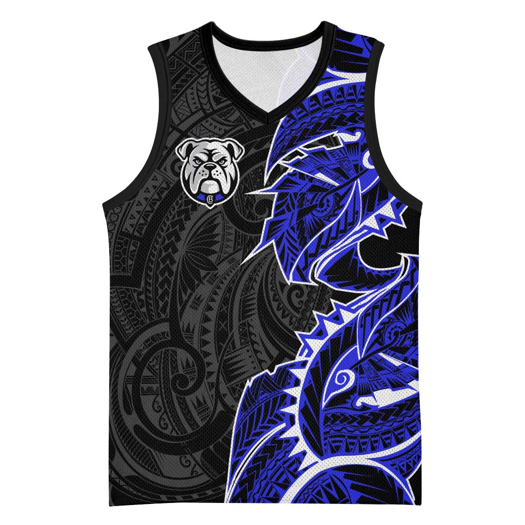 Canterbury Bankstown Bulldogs Basketball Jersey Polynesian Tribal Tattoo Pacific Sport Art