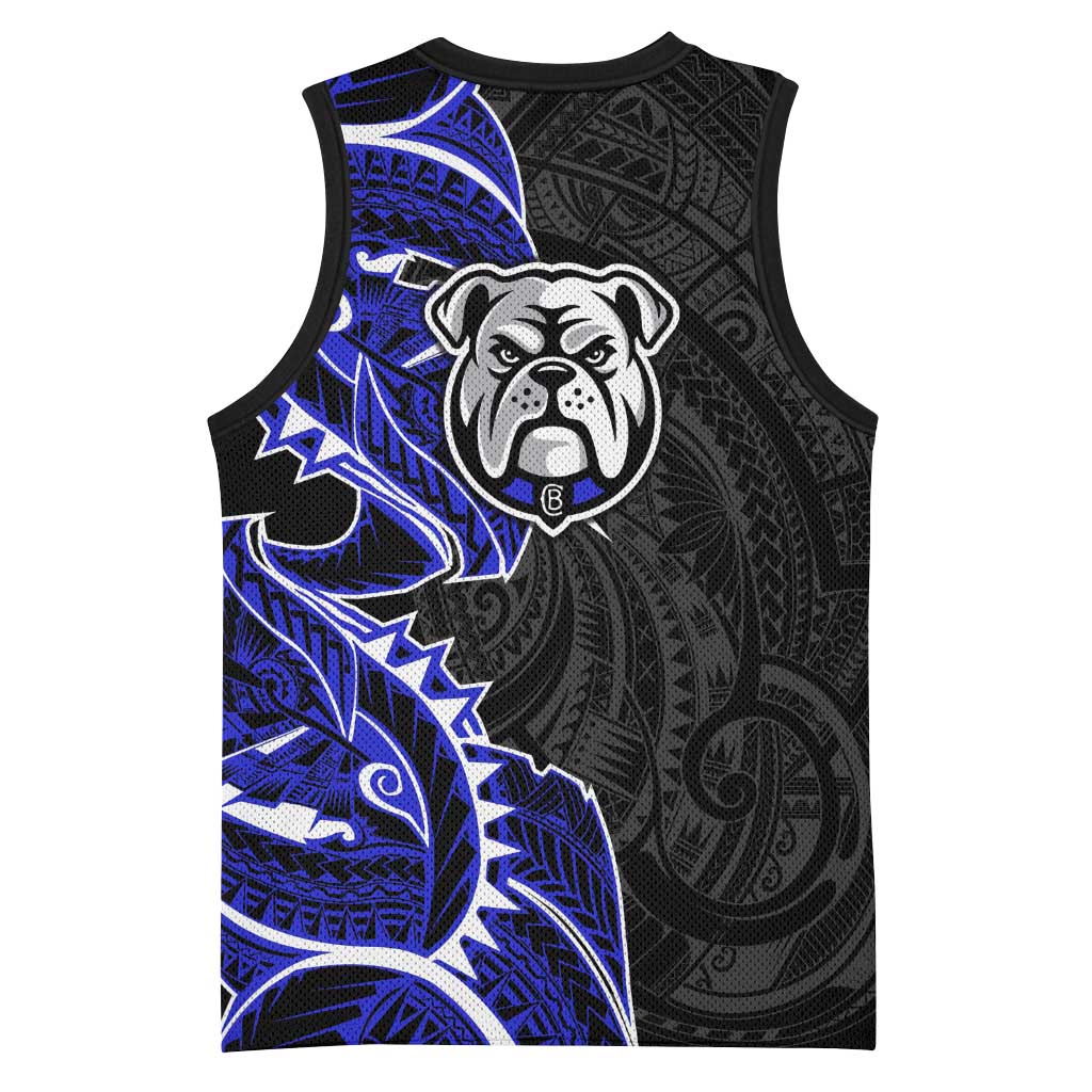 Canterbury Bankstown Bulldogs Basketball Jersey Polynesian Tribal Tattoo Pacific Sport Art