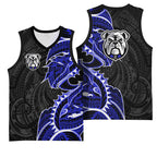 Canterbury Bankstown Bulldogs Basketball Jersey Polynesian Tribal Tattoo Pacific Sport Art